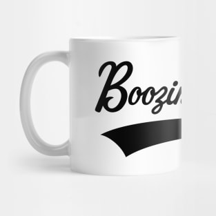 Boozing Team Lettering (Beer / Alcohol / Black) Mug